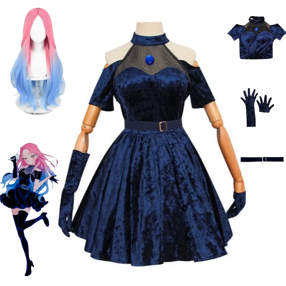 Anime Cosplay Blue Hair - Costume de cosplay Mizi 2026, costume
