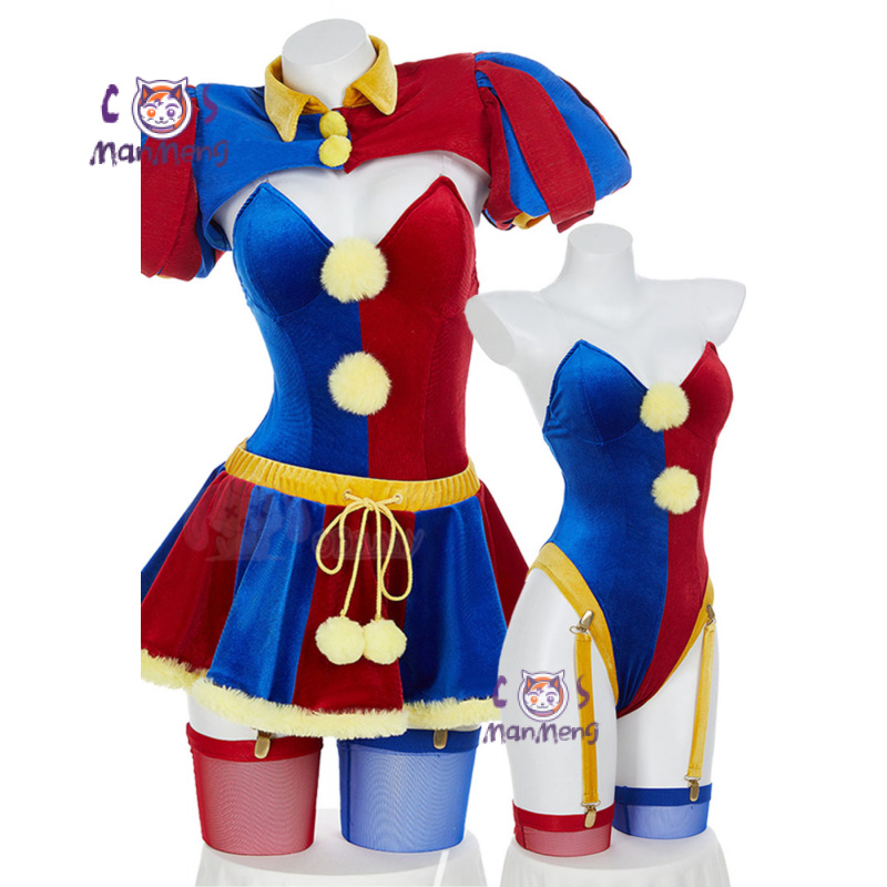 Anime Cosplay Jumpsuit - Anime incroyable joker fille numérique cirque