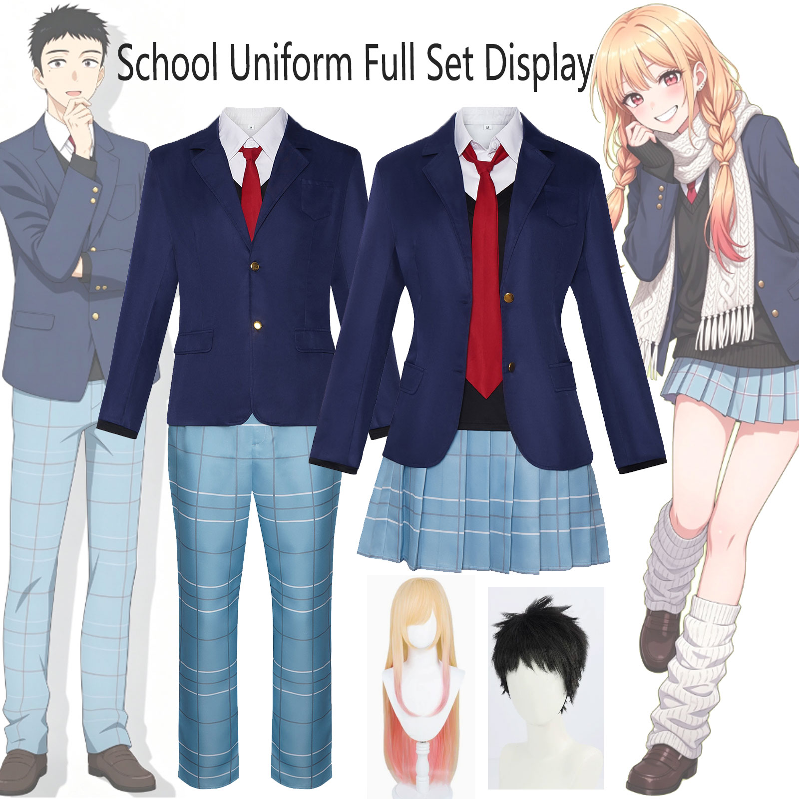 Anime Cosplay Couple - My Dress-Up Darling S2, kit de