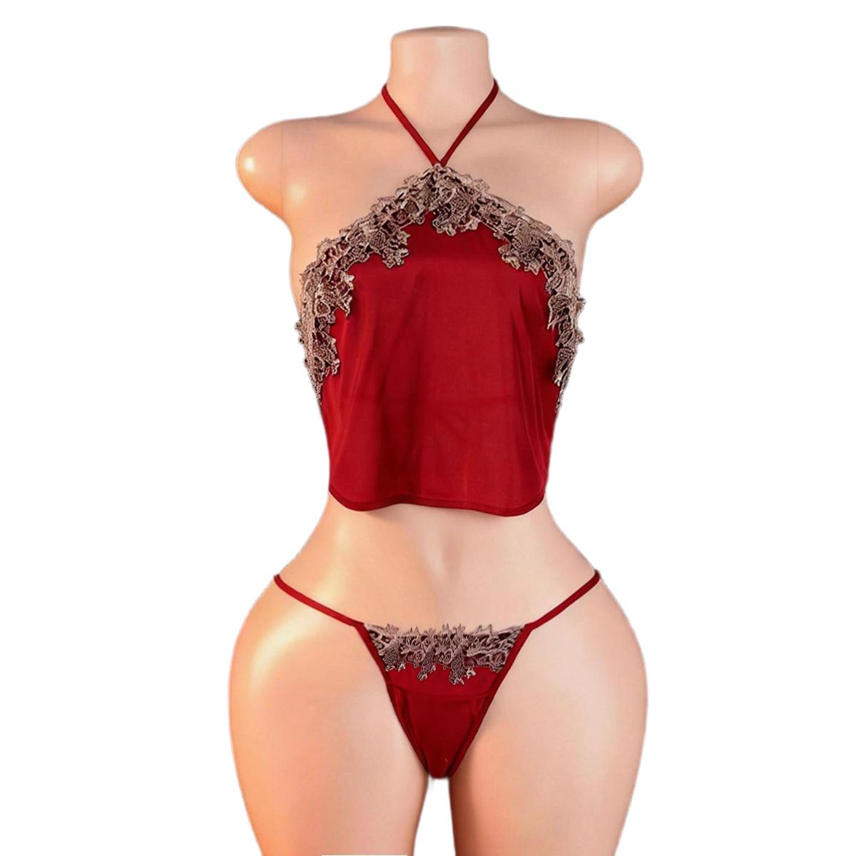 Anime Cosplay Ladies - Ensemble de lingerie sexy rouge style