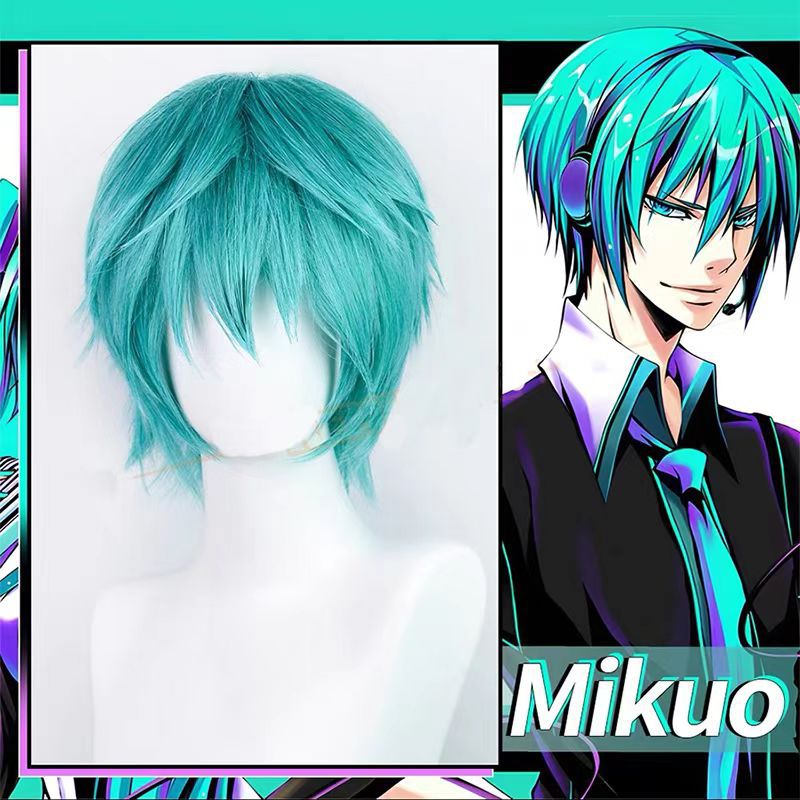 Perruque de cosplay Mikuo, per - Anime Cosplay Blue Hair avis et prix