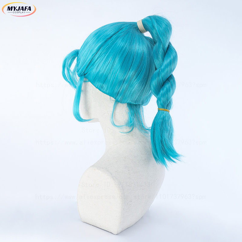 Bulma Cosplay perruque Buruma  - Anime Cosplay Blue Hair avis et prix