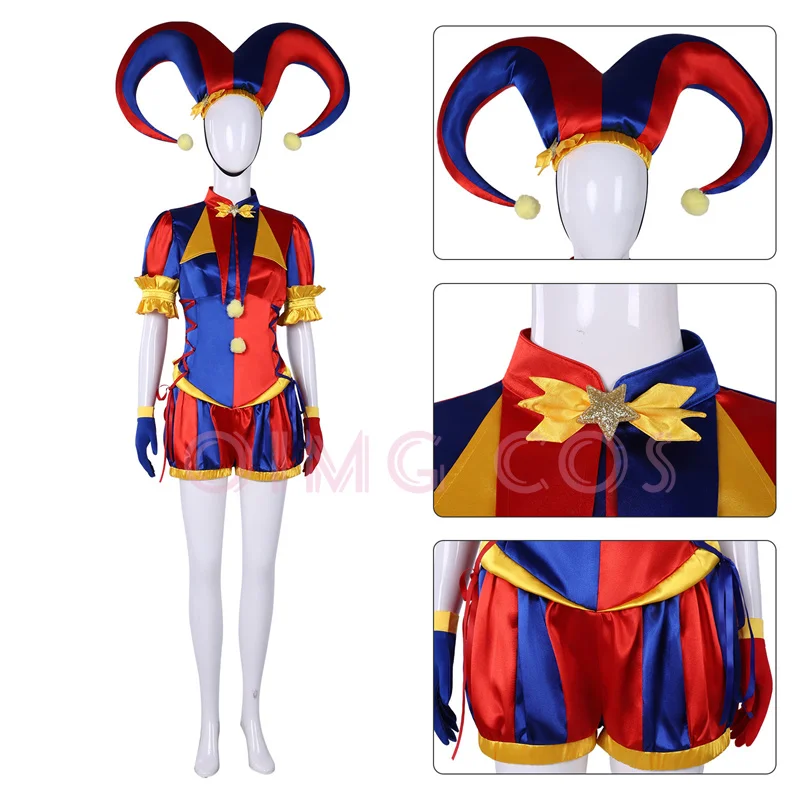 Costume de cosplay Pomni du Ci - Anime Cosplay Ladies avis et prix